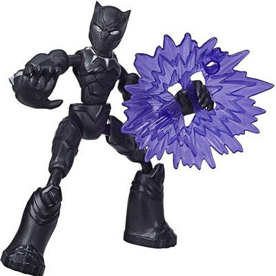 Hasbro Marvel: Avengers Bend and Flex - Black Panther Action Figure (15cm) (E7868)