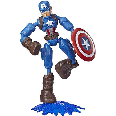 Hasbro Marvel: Avengers Bend and Flex - Captain America Action Figure (15cm) (E7869)