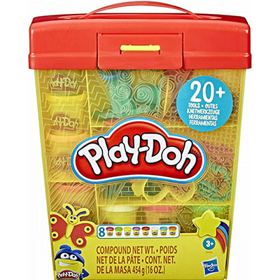 Play-Doh Πλαστελινη με 20+ Εργαλεία Σε Κουτί Αποθήκευσης (E9099)