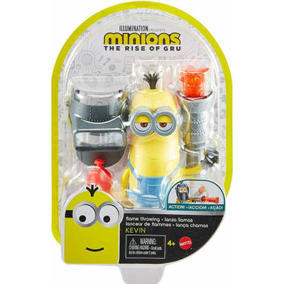 Mattel Minions: The Rise of Gru - Kevin Flame Throwing Action Figure (GMD91)