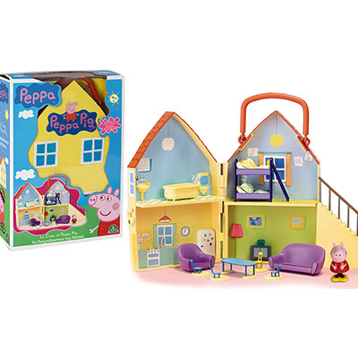 Giochi Preziosi Peppa Pig:Το παιχνιδόσπιτο της Πέππα με 1 Φιγούρα για 3+ Ετών 41εκ. (GPH01469/GR)