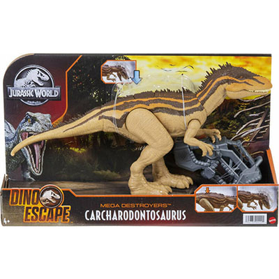 Mattel Jurassic World Camp Cretaceous Dino Escape: Mega Destroyers - Carcharodontosaurus (HBX39)