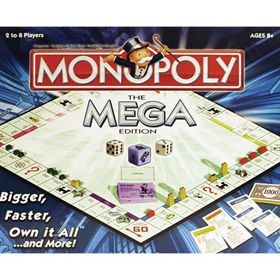 Winning Moves: Monopoly - The Mega Edition Board Game (Μονο Αγγλικα) (2459)