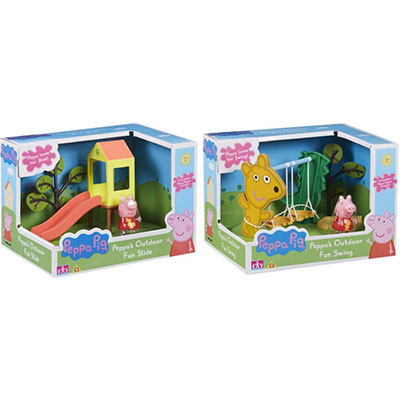 Giochi Preziosi Peppa Pig: Παιδική Χαρά Asst. (Κούνια,Τσουλήθρα) για 3+ Ετών (Διάφορα Σχέδια) 1τμχ (PPC21000)