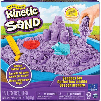 Spin Master Kinetic Sand - Purple Sandbox Set (20106638)
