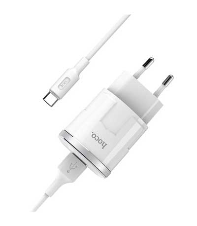 HOCO C37A THUNDER POWER USB CHARGER 2.4A ΜΕ ΚΑΛΩΔΙΟ MICRO USB