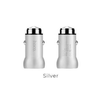 HOCO Z4 SINGLE PORT USB CAR CHARGER, QUICK CHARGE 2.0, ΑΣΗΜΙ