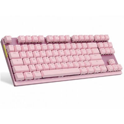 Motospeed CK82 RGB Μηχανικό Gaming Πληκτρολόγιο , Ροζ | Κόκκινοι Διακόπτες (EN)