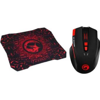 MARVO G928+G1 ΕΝΣΥΡΜΑΤΟ GAMING ΠΟΝΤΙΚΙ+MOUSEPAD