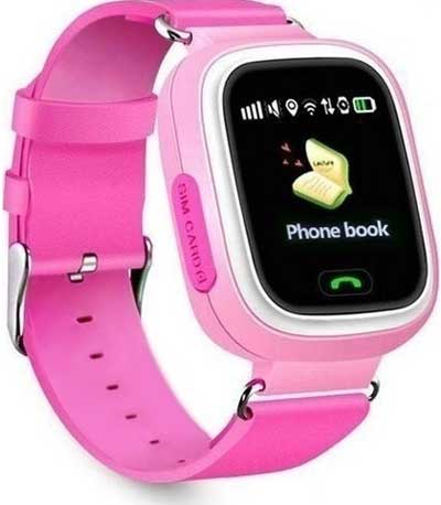 Q90 KIDS SMART WATCH, GPS TRACKING, ΡΟΖ