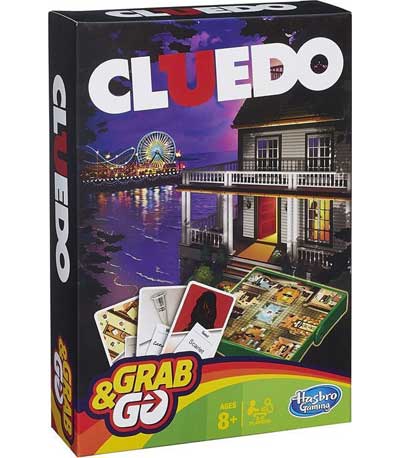 Hasbro Επιτραπέζιο Παιχνίδι - Cluedo Grab & Go (B0999)