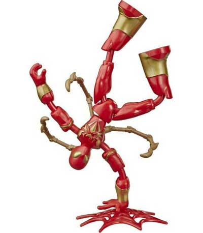 Hasbro Marvel Spider-Man Bend Και Flex Iron Spider Action Figure (E8972)