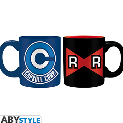 ABYstyle DRAGON BALL - Capsule C vs Ruban - Set of 2 espresso mugs 110ml ABYMUG449