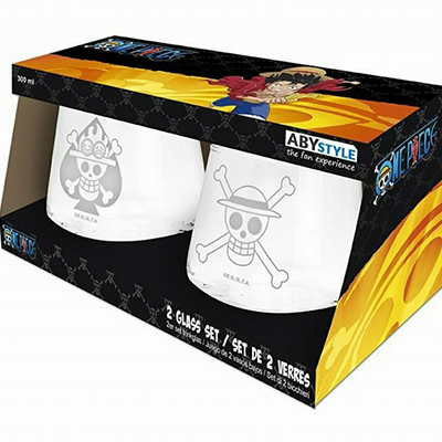 ABYstyle ONE PIECE - Luffy & Ace - 2 Adult Glasses 30cl Set ABYVER184