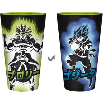 ABYstyle DRAGON BALL - Broly / Gogeta - XXL Glass 400ml ABYVER185