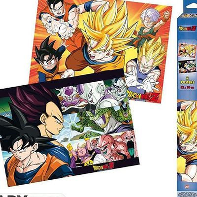 ABYstyle DRAGON BALL - Saiyans - Set 2 posters '52x38' ABYDCO708