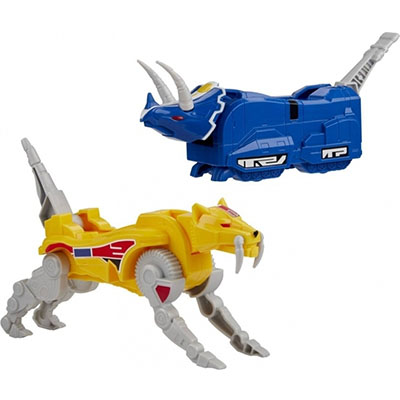 Hasbro Power Rangers - Triceratops Dinozord & Sabertooth Tiger Dinozord (E95395L00)