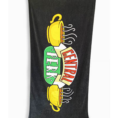 Groovy FRIENDS - Central Perk Black - Πετσέτα 75x150cm