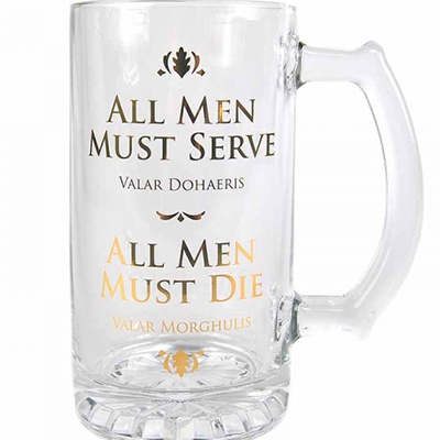 HMB GAME OF THRONES - Glass Tankard - Belongs To The King 500ml