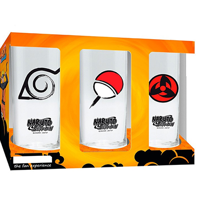 ABYstyle NARUTO - 3 Glasses Set 290ml ABYVER094