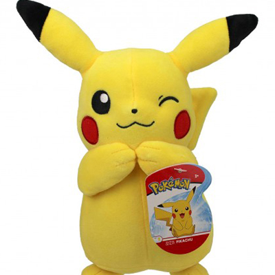 Bandai Red POKEMON - Pikachu Vers 3 - Plush 20cm