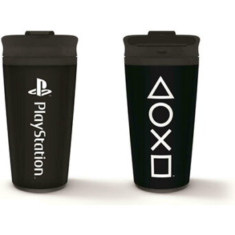 Pyramid PLAYSTATION - Onyx - Metal Travel Mug 450ml