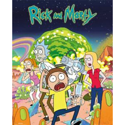 GB Eye RICK & MORTY - Mini Poster 40X50 - Group