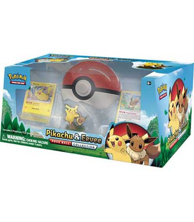Pokemon Pikachu & Eevee Pokeball Collection