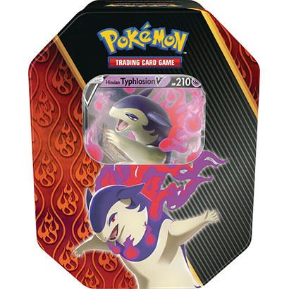 Pokemon TCG Divergent Powers Summer Tin 2022 - Hisuian Typhlosion V (POK850448)