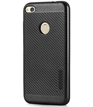 POWERTECH Θήκη Carbon Armor Hybrid για Huawei P9/P8 Lite 2017, Βlack