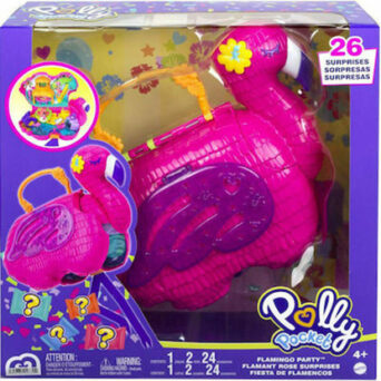 Mattel Polly Pocket - Φλαμίνγκο Πινιάτα Έκπληξη Σετ (HGC41)