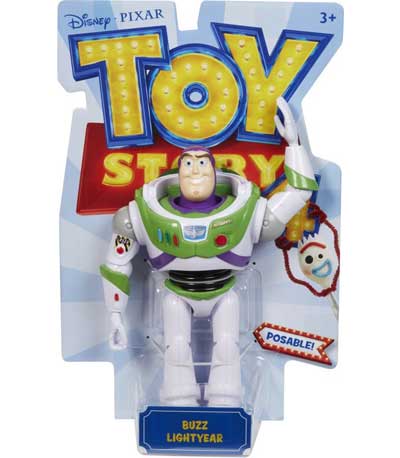 Mattel Toy Story 4 Buzz BAsic Poseable Φιγουρα (GDP69)