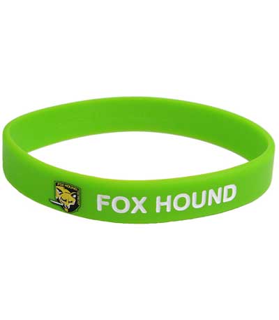 METAL GEAR SOLID FOX HOUND SILICONE WRISTBAND (GE2062)