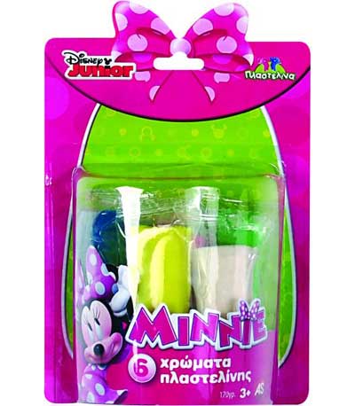 AS Mickey Club House 6 Ράβδοι Πλαστελίνης Minnie (1045-03536)