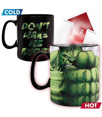 Marvel - Hulk Smash Heat Changing 460ml Mug (ABYMUG391)