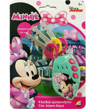 As Minnie Mouse Κλειδιά Και Συναγερμός Αυτοκινήτου (1027-04215)