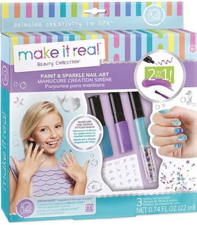 Make it Real - Paint & Sparkle Nail Art: Mermaid Spa (2324)