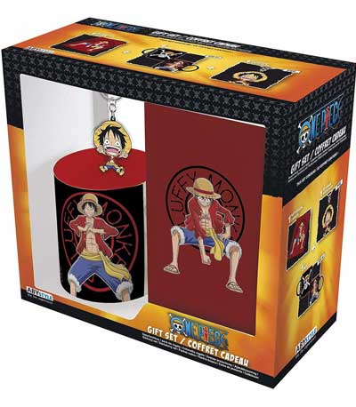 Abysse one Piece - Luffy Mug320ml + Keychainpvc + Notebook Gift box (ABYPCK161)