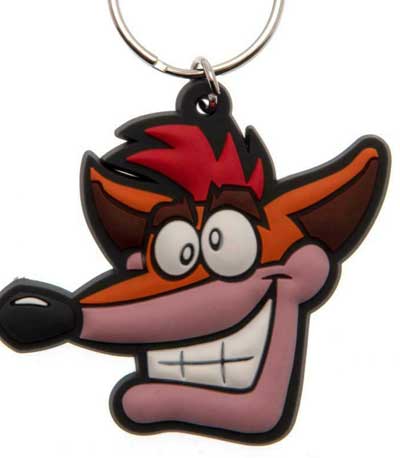 Crash Bandicoot Keyring Key Ring Chain Crash (RK38870C)