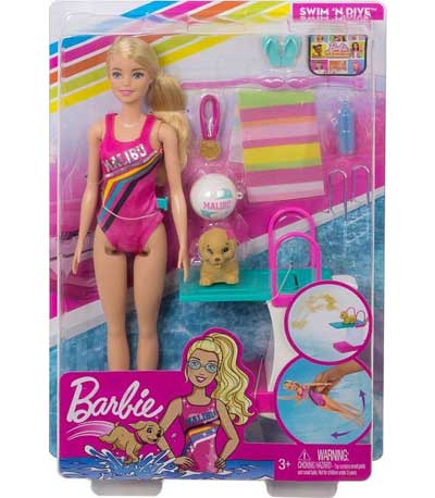 Matttel Barbie Dreamhouse Advetures Κολυμβητρια (GHK23)
