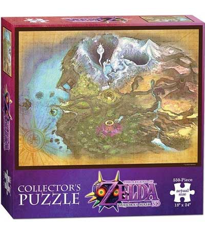 USAopoly The Legend of Zelda - Majora's Mask Termina Map Puzzle (550pcs) (JDPNIN011)