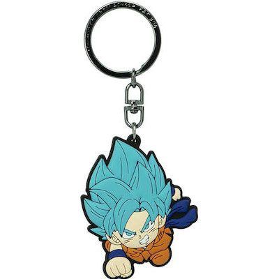 Abysse Dragon Ball Super - Goku Saiyan Blue PVC Keychain (ABYKEY325)