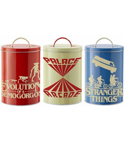 Officially Licensed Stranger Things Retro Storage Tins (UT-ST06340)