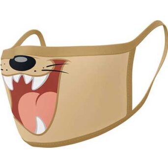 Pyramid Looney Tunes (Taz) "x2 Pieces" Face Covering Mask (GP85565)