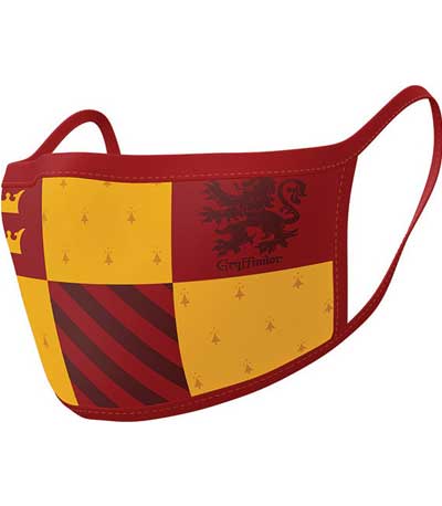 Pyramid Wizarding World Harry Potter (Gryffindor) Mask - 2Pack Face Covers (GP85567)