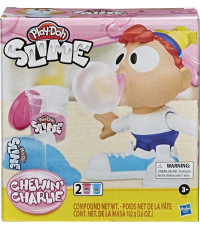 Hasbro Play-Doh Slime - Chewin' Charlie Slime Bubble Maker Toy (E8996)