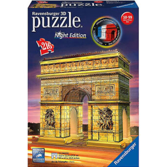 Ravensburger 3D Puzzle: Arc De Triomphe Night Edition (216pcs) (12522)