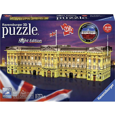 Ravensburger 3D Puzzle Night Edition: Buckingham Palace Night Edition (216pcs) (12529)