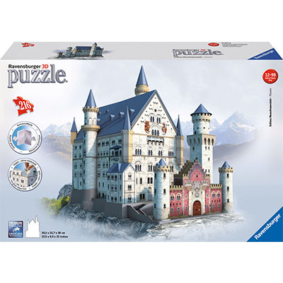 Ravensburger 3D Puzzle Maxi: Castle Neuschwanstein (216pcs) (12573)