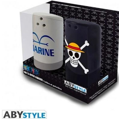 ABYstyle One Piece - Skull & Marine Salt and Pepper Pots (ABYTAB003)